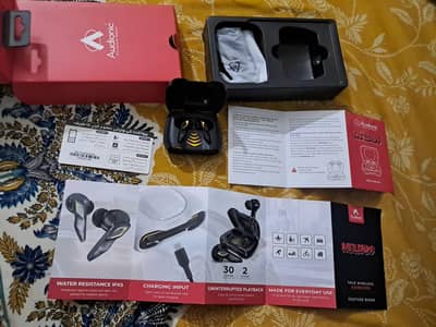 Audionic BattleBuds Airbuds – ENC, Gaming Mode, 30H Battery – Like New