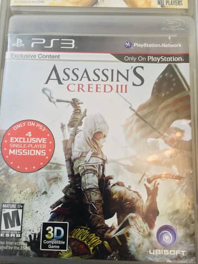 ASSASSIN’S CREED 3 ps3 game