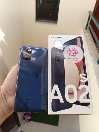 samsung galaxy A02S ladies hand used complete box accessories