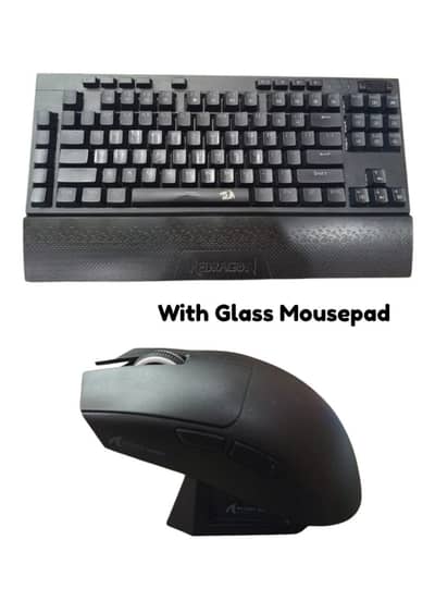 OFFER -> Redragon VISHNU K596 + Attack Shark X11 (With Glass Mousepad)