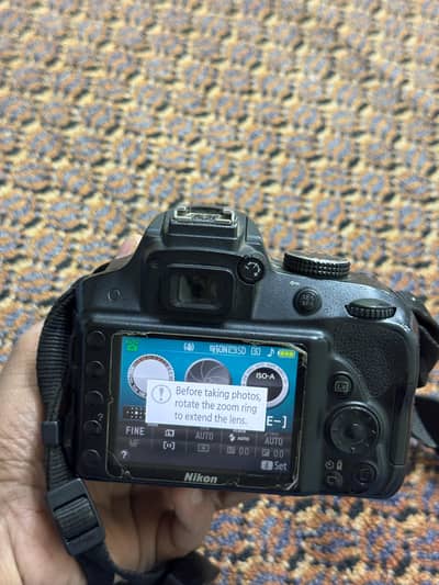 Nikon D3300 dslr camera with 2 lens 18-55 mm and 50mm