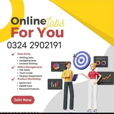 Online Job / Part Time Job / Full Time Job / Job for male and female