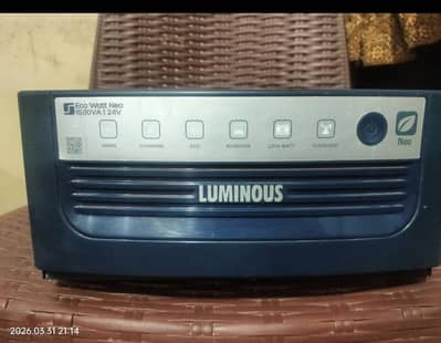 Luminous UPS Long backup with 2 AGS Tall Batteries