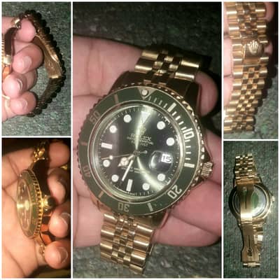 Rolex ⌚ Golden VIP Style Watch  *ROLEX*