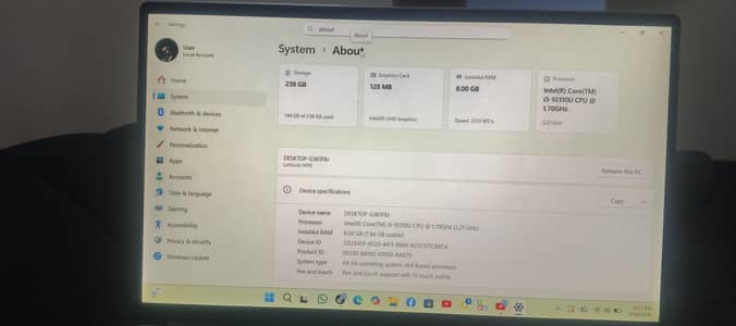 Core i5 behter condition Touch sacreen