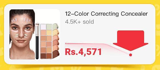 12-Color Professional Correcting & Concealer Palette