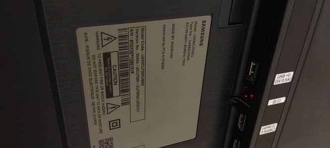 original Samsung 55CU7000 all accessories