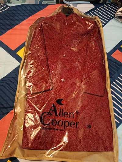 Maroon Sherwani – Size 32 | Like New | Worn Once