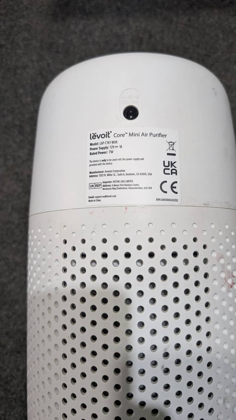 levoit air purifier 0