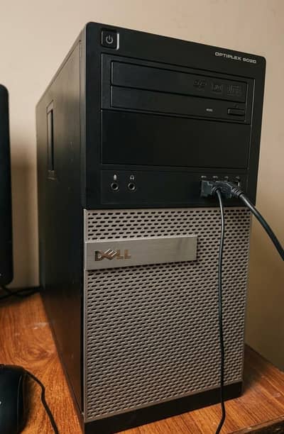 case, motherboard, PSU and CD ROM