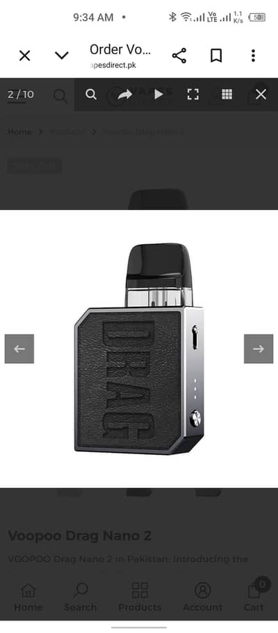 vapoo drag black cloor