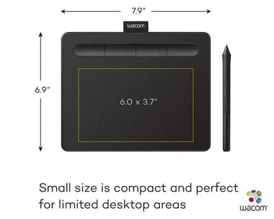 Wacom Intuos CTL-4100 Graphics Tablet 6 X 3.7 inch