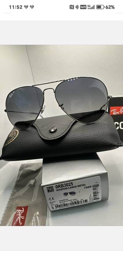 Rayban Blue Gradient Grey sunglasses