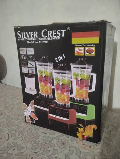 Silver crest blender