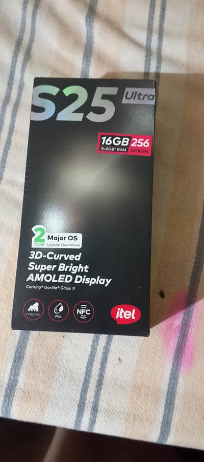 Brand itel S25 ultra edge   8+8 ,256 Gb . 10/10 mint condition for sale