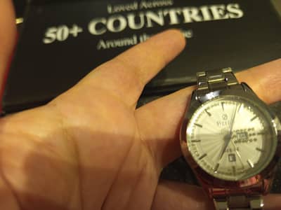 sveston silver watch