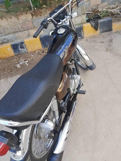 CG 125 gold edition UNREGISTER BLACK