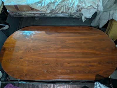 Wooden Dining Table with 7 chairs for Sale