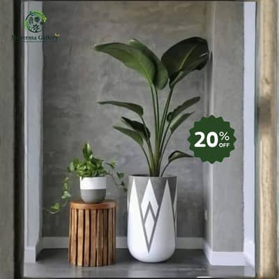 Artifical Pots - Fiber Pots - Artfical Plants - Decoration Pots - Tree