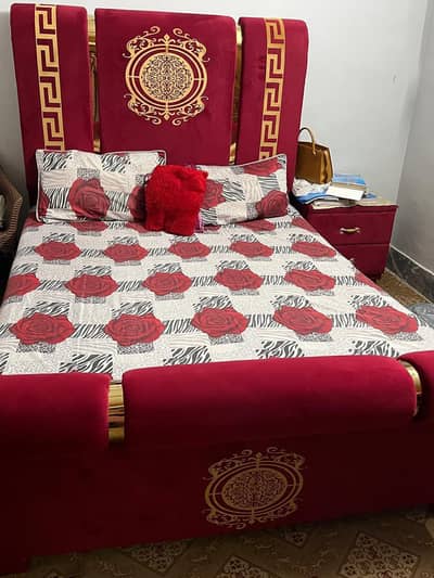 velvet bed for sale