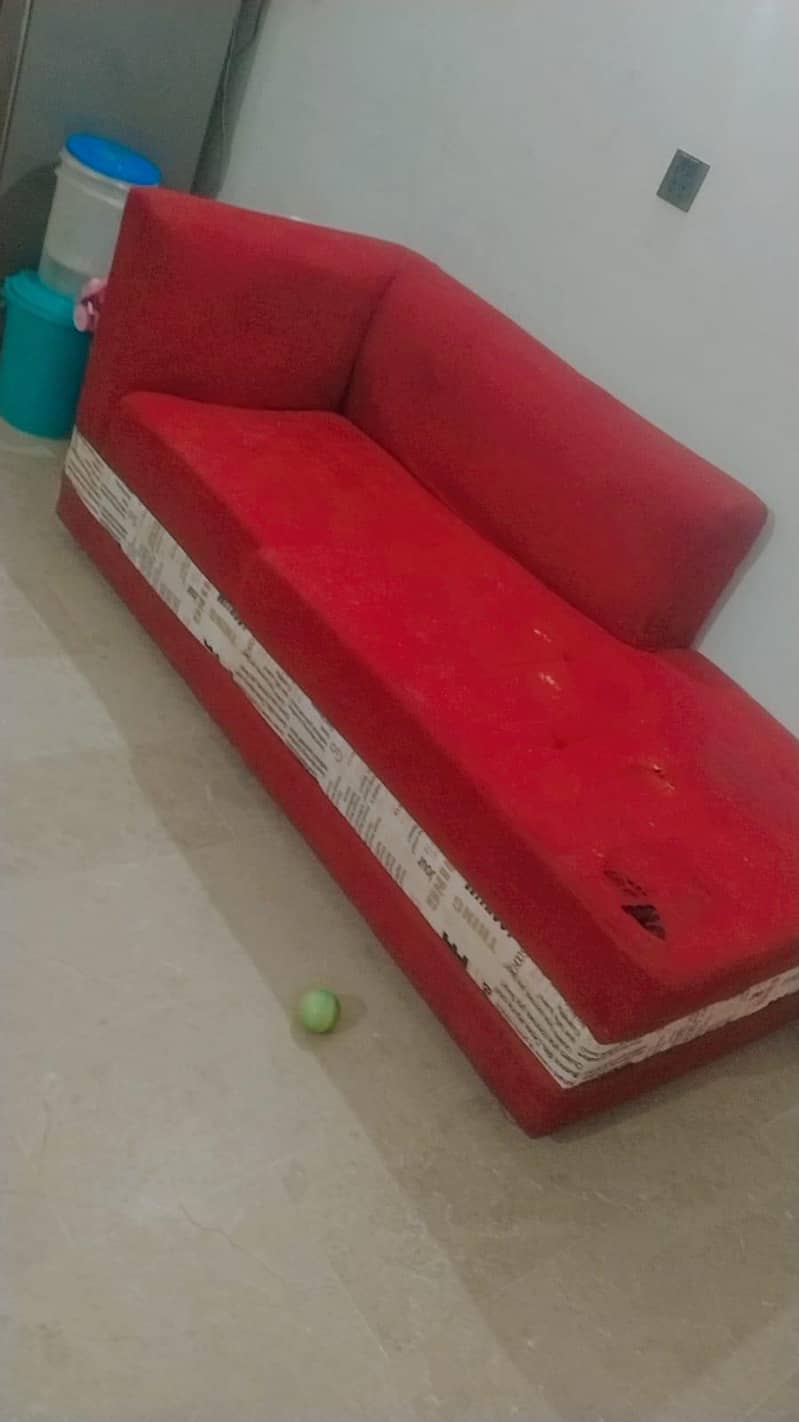 L shape sofa set condition 8/10 0