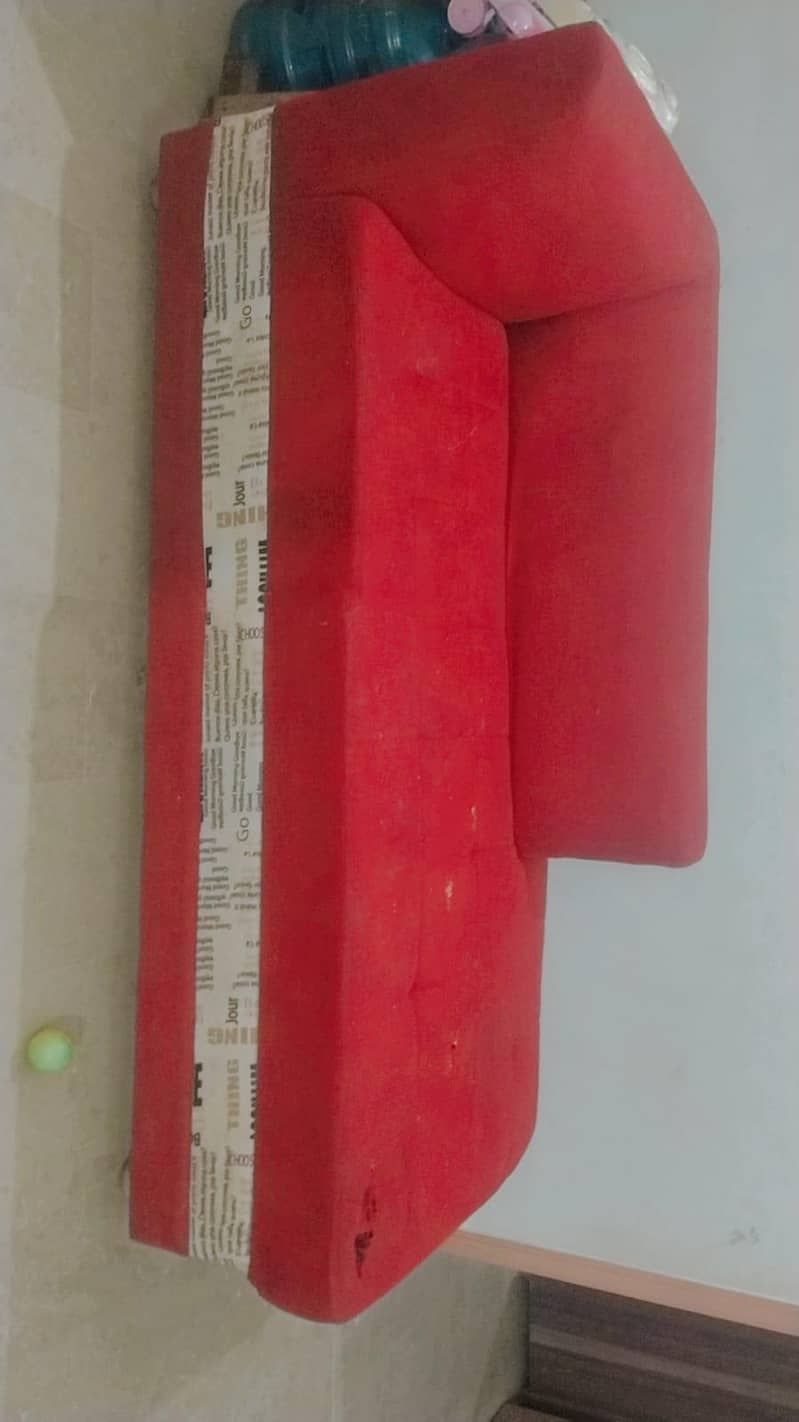 L shape sofa set condition 8/10 1