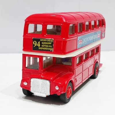 Classic Red Routemaster Double-Decker Die-Cast Bus