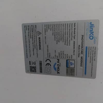 465 watts jinko solar panel