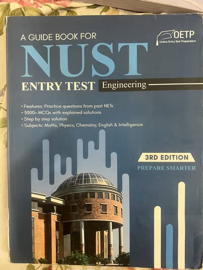 NUST entry test guide / OETP / new condition / sale live