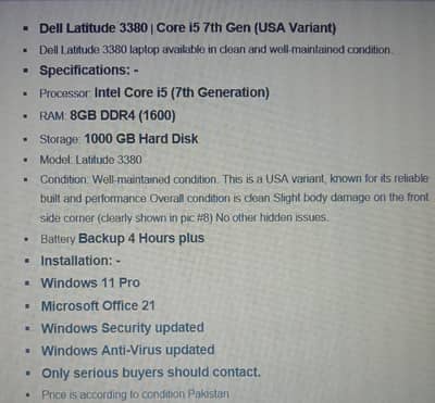 core i5 7th generation 8gb ram 1tb HHD