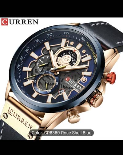 Curren brand Chronograph Watch.
