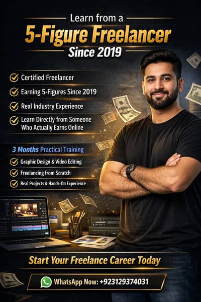 Learn Graphic Designing & Freelancing