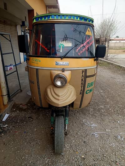 Pak star rickshaw cng installed hy