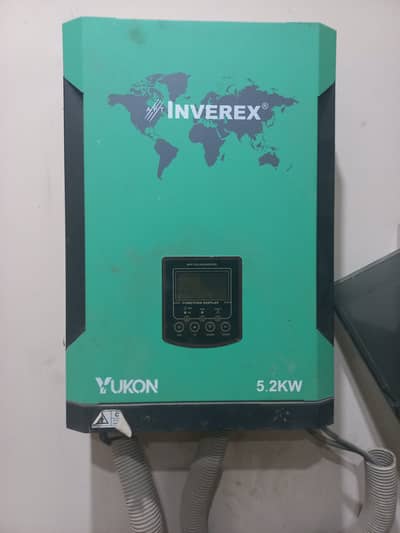 Inverex inverter 5.2 with 4 batteries of 2500 Amp each