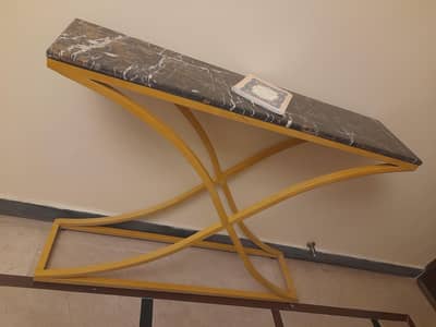 heavy marble console