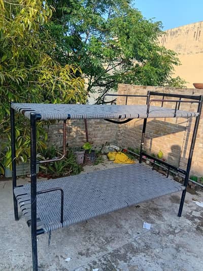 Strong & Stylish Double Bunk Bed for Sale