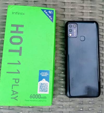 Infinix Hot 11 Play 6000mAh Monster Battery - 10/10 Condition with Box