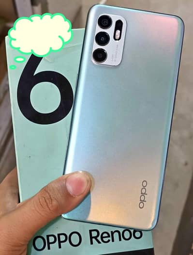 oppo Reno 6 model 8GB RAM memory 128 official approve PTA