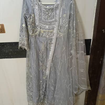 Grey color 3 piece suit