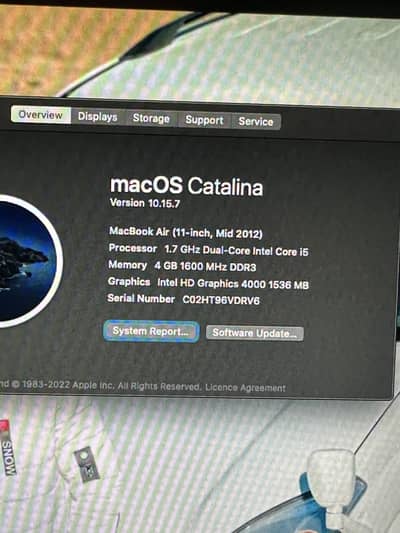 Macbook air 2015 with charger