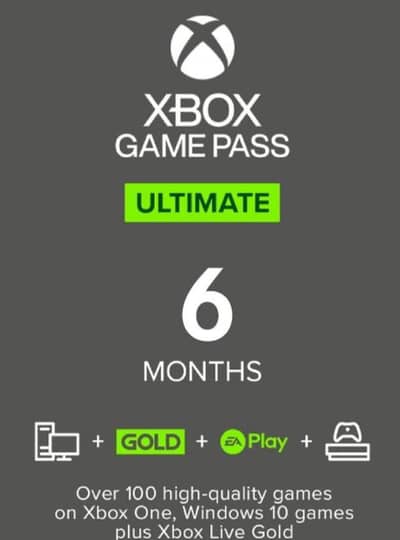 Xbox Game Pass 6 Months
