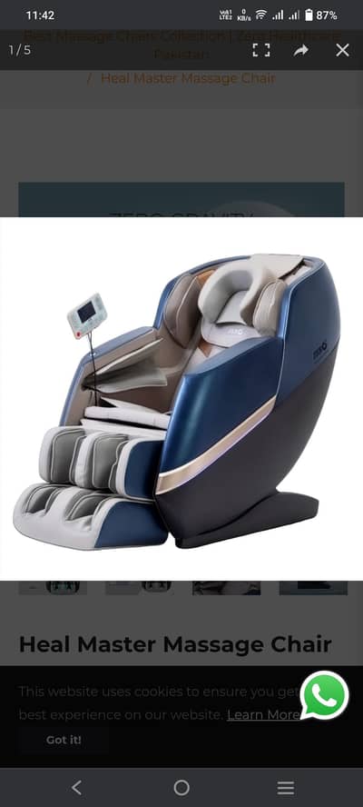 massaging chair urgent selll
