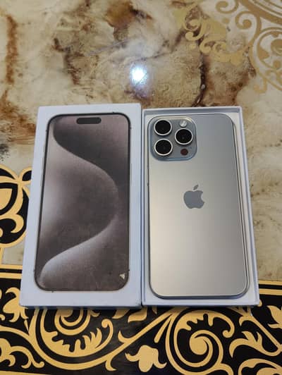 15 pro max JV 100Health 256gb Waterpack with Box all ok no issue