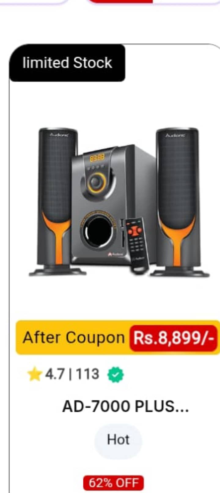 Audionic speakers 0