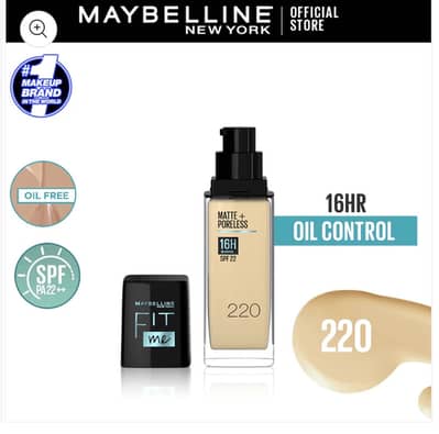 Maybelline Ny New Fit Me Matte + Poreless Liquid Foundation