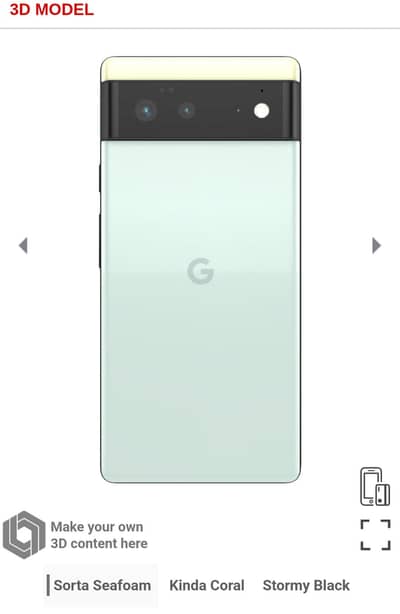PIXEL 6 SORTA SEAFOAM OFFICIAL PTA