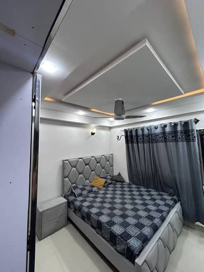 Gulberg Green Islamabad One Bed Full Luxury Furnished Apartment Available For Rent With Maintenance