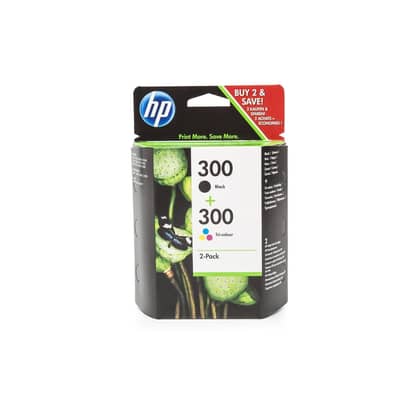 Hp 300 Ink Color and Black