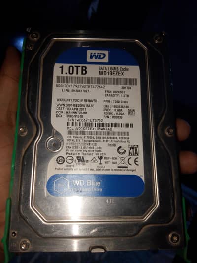 WD SATA/ 1.0TB 64MB Cache WD10EZEX