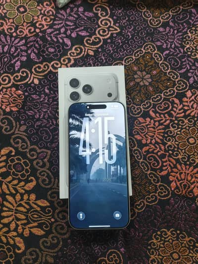 Iphone 17 pro max Sim time Available with Box Slightly used